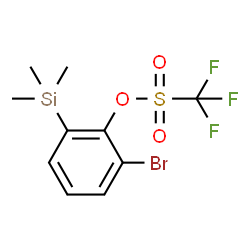 2-Bromo-6-(trimethylsilyl)phenyl triflate Structure