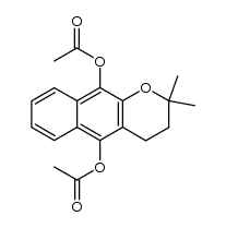 α-lapachone diacetate结构式