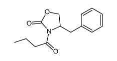 N-BUTYRYL-4-(S)-PHENYLMETHYL-2-OXAZOLIDINONE结构式