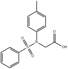 {[(4-methylphenyl)sulfonyl]anilino}acetic acid Structure