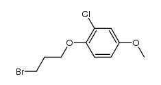 1-(3-bromopropoxy)-2-chloro-4-methoxybenzene Structure