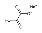 sodium hydrogen oxalate Structure