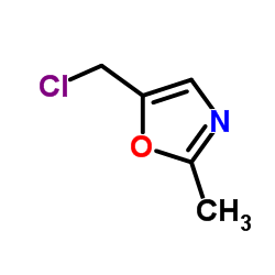 5-(氯甲基)-2-甲基-1,3-恶唑结构式