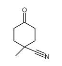 1-甲基-4-氧代环己烷-1-腈结构式