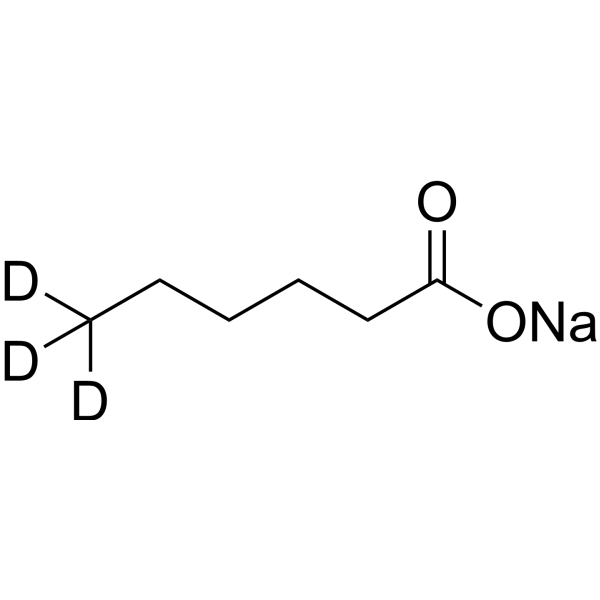 N-caproicacidsodiumsalt-d3结构式