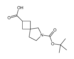 6-Boc-6-Aza-spiro[3.4]octane-2-carboxylic acid Structure