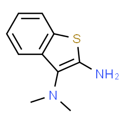 Benzo[b]thiophene-2,3-diamine, N3,N3-dimethyl- (9CI) Structure