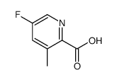 5-Fluoro-3-methylpicolinic acid Structure
