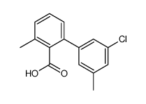 2-(3-chloro-5-methylphenyl)-6-methylbenzoic acid结构式