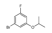 1-bromo-3-fluoro-5-(propan-2-yloxy)benzene结构式