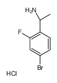 (S)-1-(4-溴-2-氟苯基)乙胺盐酸盐结构式