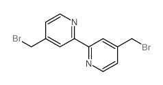 4,4'-双(溴甲基)-2,2'-联吡啶结构式