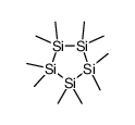 Cyclopentasilane,decamethyl-结构式