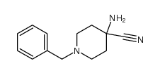 4-Amino-1-benzylpiperidine-4-carbonitrile Structure