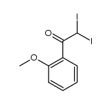2,2-diiodo-1-(2-methoxyphenyl)ethanone Structure