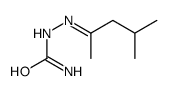 (4-methylpentan-2-ylideneamino)urea Structure