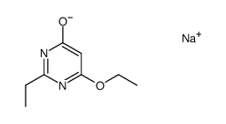 sodium 6-ethoxy-2-ethylpyrimidin-4-olate结构式
