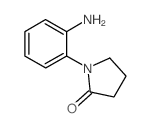 1-(2-氨基苯基)-2-吡咯烷酮结构式