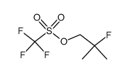2-fluoro-2-methylpropyl trifluoromethanesulfonate结构式