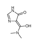 (9ci)-5-羟基-N,N-二甲基-1H-咪唑-4-羧酰胺结构式