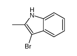 3-溴-2-甲基-1H-吲哚结构式