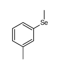 1-methyl-3-methylselanylbenzene Structure