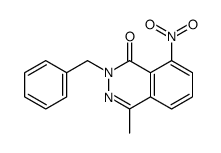 2-benzyl-4-methyl-8-nitrophthalazin-1-one Structure