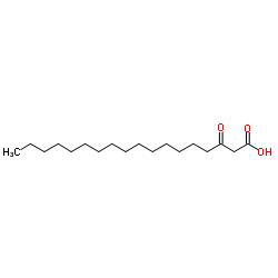 3-Oxooctadecanoic acid结构式