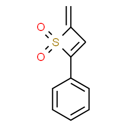 2-Methylene-4-phenyl-2H-thiete 1,1-dioxide结构式