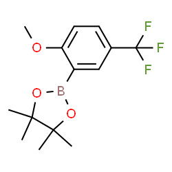 2-Methoxy-5-(trifluoromethyl)phenylboronic acidpinacol ester Structure