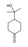 4-(2-hydroxypropan-2-yl)cyclohexan-1-one Structure