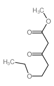 Pentanoic acid,5-ethoxy-3-oxo-, methyl ester结构式
