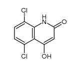 5,8-dichloro-4-hydroxy-1H-quinolin-2-one Structure