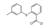 2-(m-tolylthio)benzoyl chloride Structure