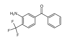 (3-amino-4-(trifluoromethyl)phenyl)(phenyl)methanone Structure