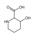 2-Piperidinecarboxylicacid,3-hydroxy-,(2R,3S)-rel-(9CI)结构式