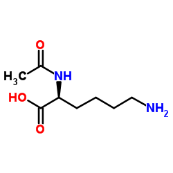 Nα-乙酰-L-赖氨酸结构式