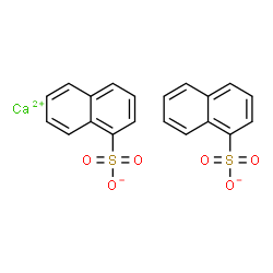calcium di(naphthalene-1-sulphonate)结构式