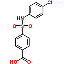 4-(4-CHLORO-PHENYLSULFAMOYL)-BENZOIC ACID structure