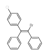 1-[(E)-2-bromo-1,2-diphenyl-ethenyl]-4-chloro-benzene Structure