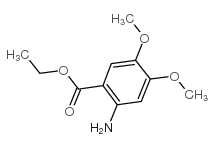 6-氨基-3,4-二甲氧基苯甲酸乙酯结构式