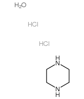 哌嗪二盐酸盐水合物结构式