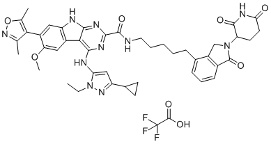 BETd-260 trifluoroacetate结构式