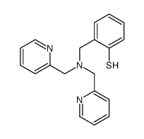 2-[[bis(pyridin-2-ylmethyl)amino]methyl]benzenethiol结构式