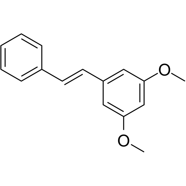 3,5-Dimethoxystilbene Structure