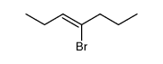 4-Bromo-3-heptene Structure