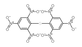 Benzene,1,1'-thiobis[2,4,6-trinitro- Structure