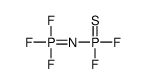 difluoro-sulfanylidene-[(trifluoro-λ5-phosphanylidene)amino]-λ5-phosphane结构式