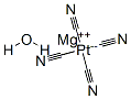 magnesium tetracyanoplatinate hydrate, Structure