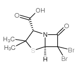 6,6-DIBROMOPENICILLANIC ACID结构式